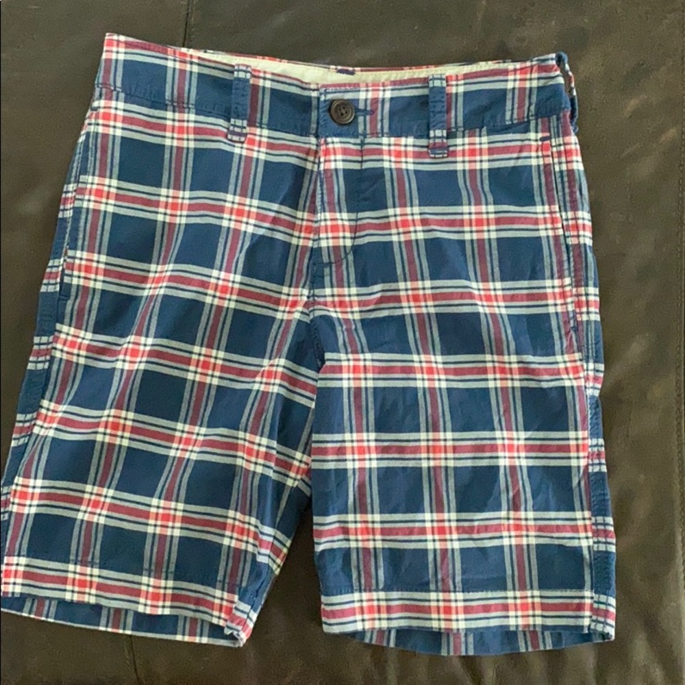 Boys Plaid Shorts